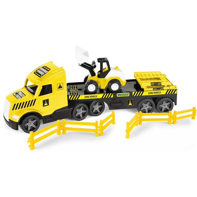 Lavettirekkasetti Wader Magic Truck Technic, 78cm, pyöräkuormaajalla