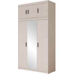 Vaatekaappi Nomla ELENA 3D peilillä + laajennuksella