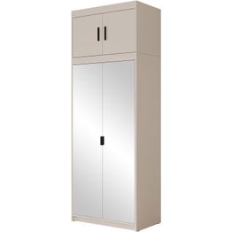 Vaatekaappi Nomla ELENA 2D peilillä + laajennuksella