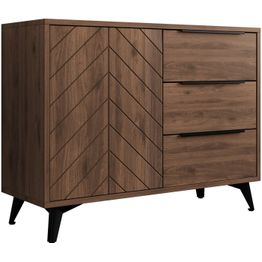 Lipasto Nomla 100 cm 1D3SZ, ruskea