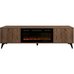 Tv-taso Nomla 2D EF + takalla, ruskea