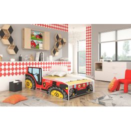 Sänky ADRK TRACTOR RED, patjalla
