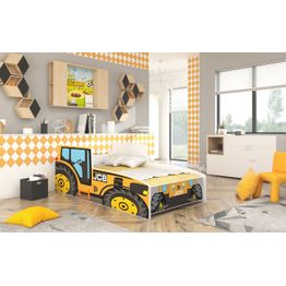 Sänky ADRK TRACTOR YELLOW, patjalla