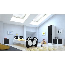 Sänky ADRK BEAR BLACK 140x70, patjalla