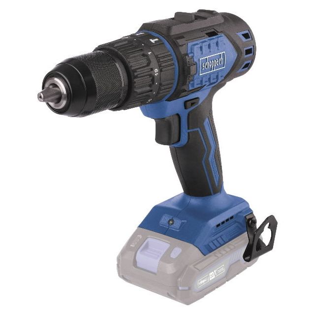 Akkuiskuporakone Scheppach BC-CD60-X, 20V, 60Nm, ilman akkua ja laturia