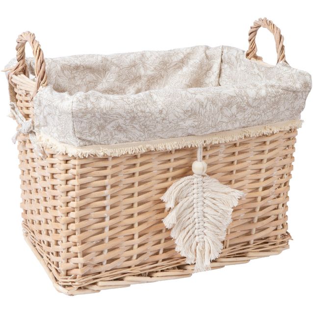 Basket WILLI TASSEL 36x26xH26cm