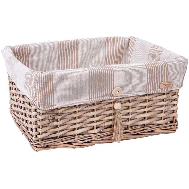 Basket WILLI STRIPE 42x32xH19cm