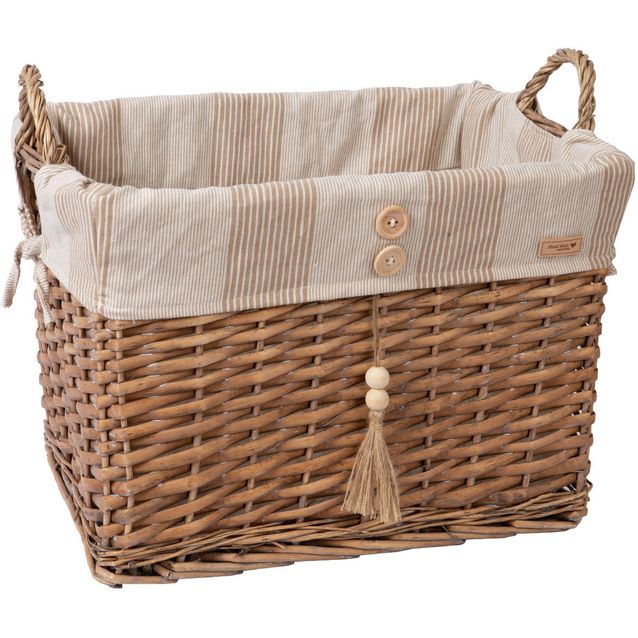 Basket WILLI STRIPE 44x33xH30cm