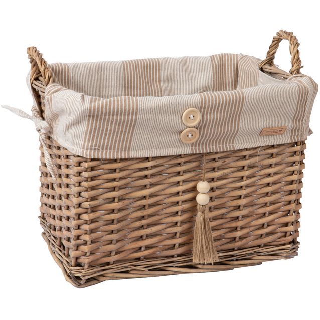 Basket WILLI STRIPE 36x26xH26cm
