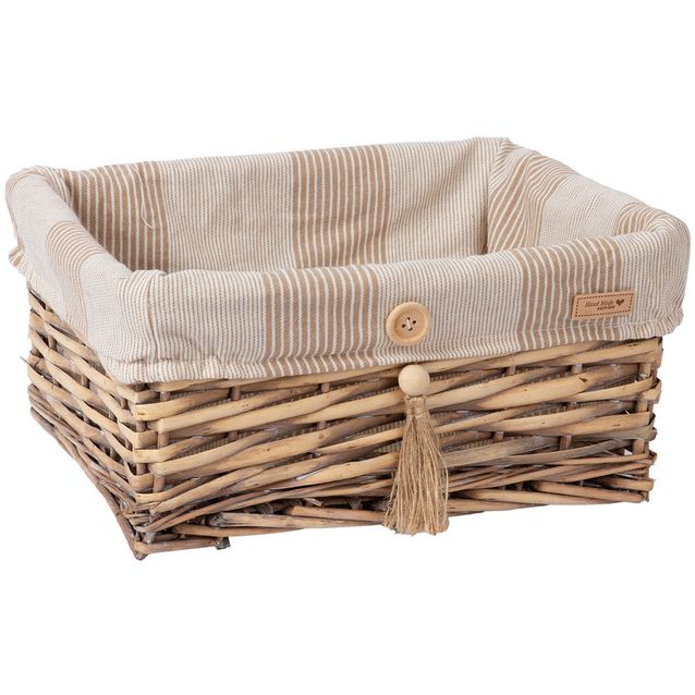 Basket WILLI STRIPE 34x25xH15cm