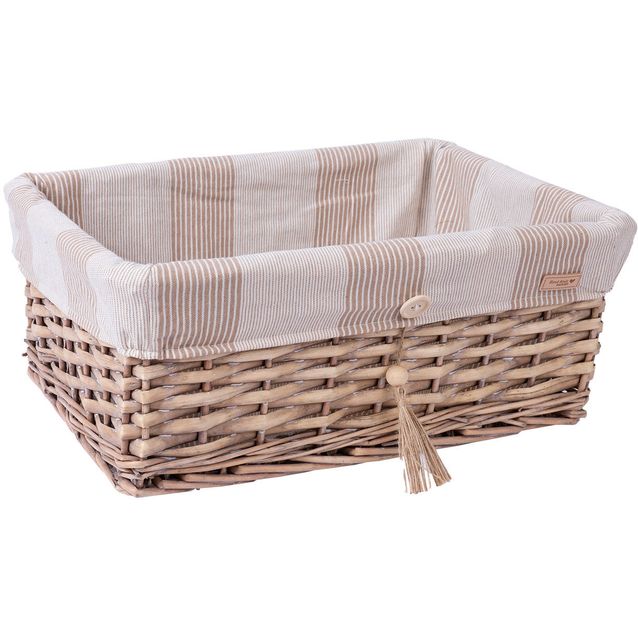 Basket WILLI STRIPE 43x30xH18cm