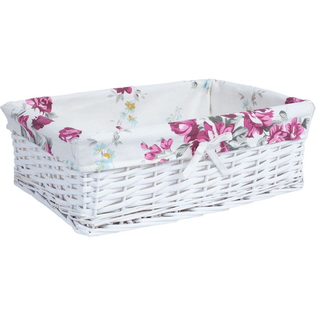Basket MAX-3, 48x34xH16cm, white