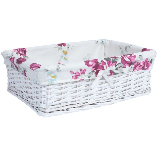 Basket MAX-4, 42x29xH14cm, white