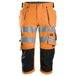 Piraattihousut Snickers Workwear 6138 High-Vis lk 1/2