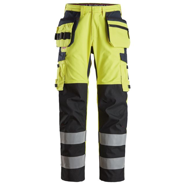 Huomiotyöhousut Snickers Workwear 6264 ProtecWork lk 2 säärivahvikkeilla