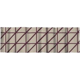 Verhokappa Vallila Lucina, beige/viini, 60x250 cm
