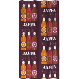 Sivuverho Vallila Jaffa, viini, 140x250 cm