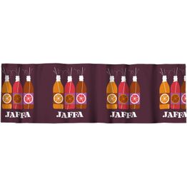 Verhokappa Vallila Jaffa, viini, 60x250 cm