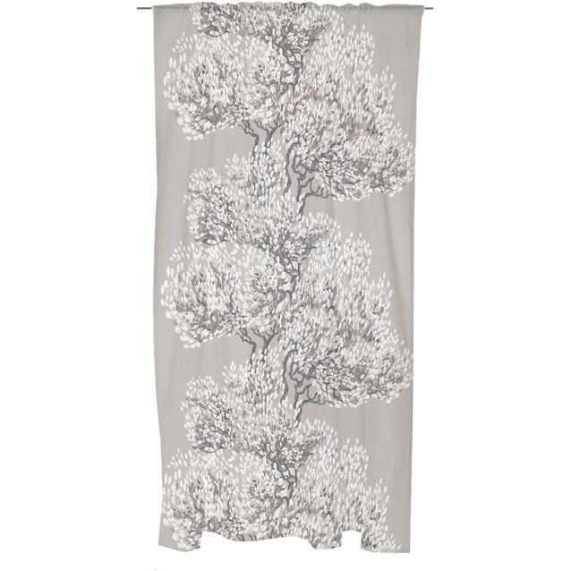 Valoverho Vallila Väre, beige/valkoinen, 140x250 cm