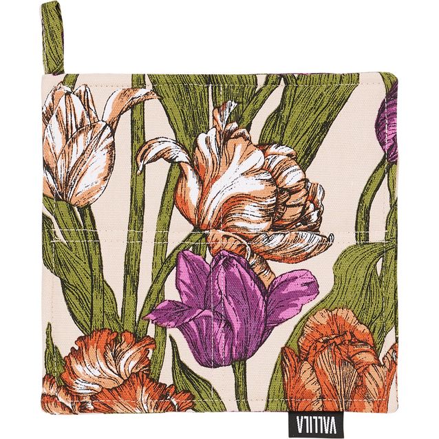 Patalappu Vallila Kukoistus, 2 kpl, terra/purppura, 20x20 cm