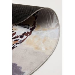 Pyöreä matto Vallila Ilves, beige/sininen, Ø 120 cm