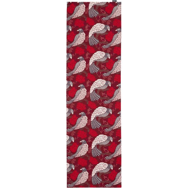 Kaitaliina Vallila Viserrys, punainen, 40x150 cm