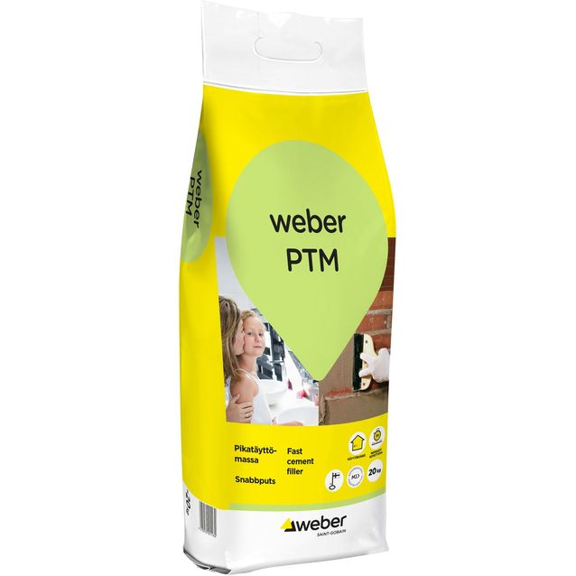 weber.vetonit PTM Pikatäyttömassa 20 kg