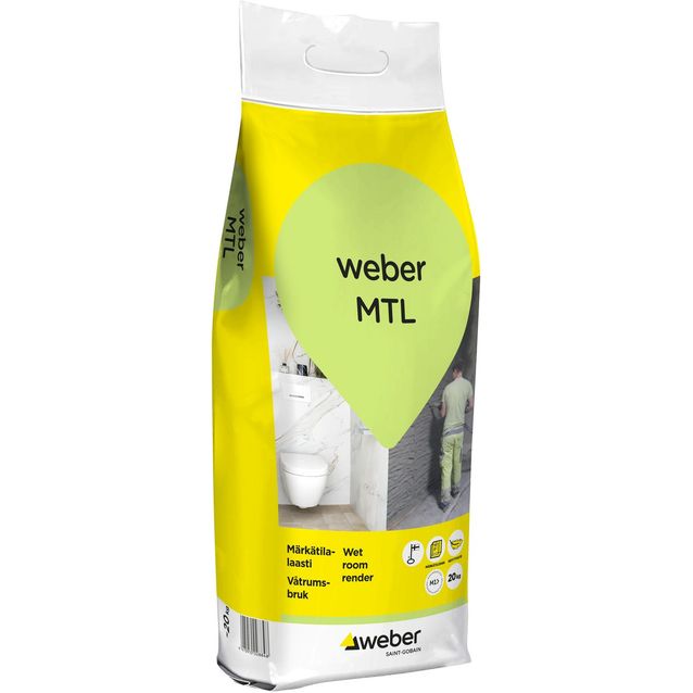 Märkätilalaasti Weber MTL 20 kg