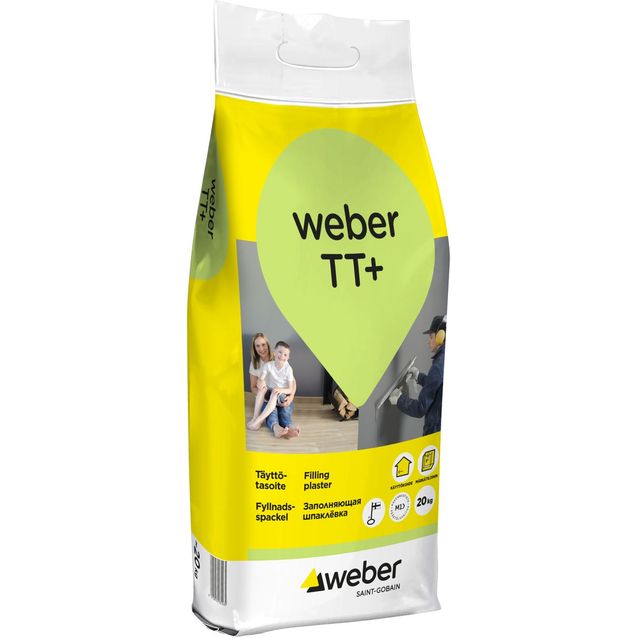 Täyttötasoite TT+ Webervetonit 20 kg