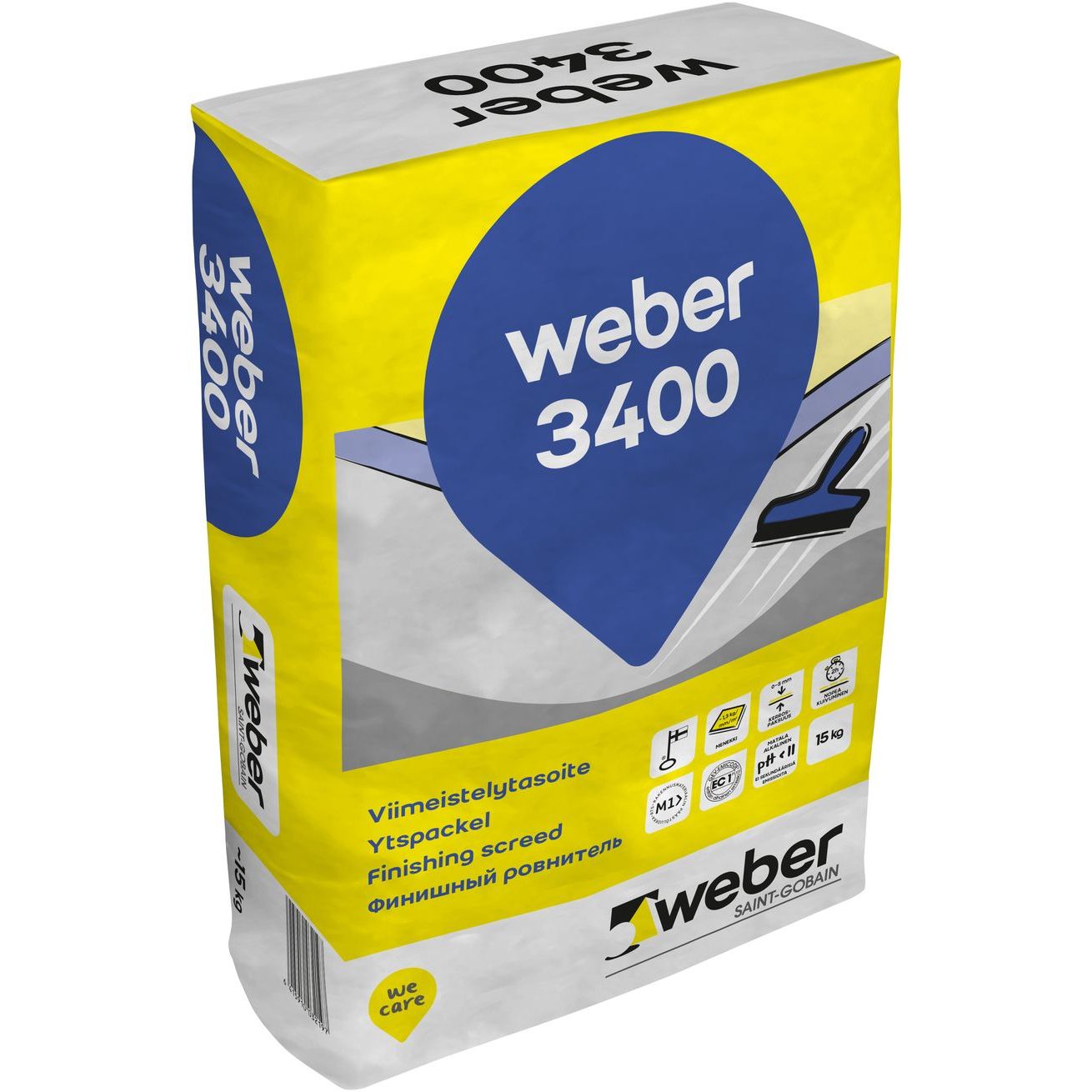 Viimeistelytasoite Weber Vetonit 3400 15 kg