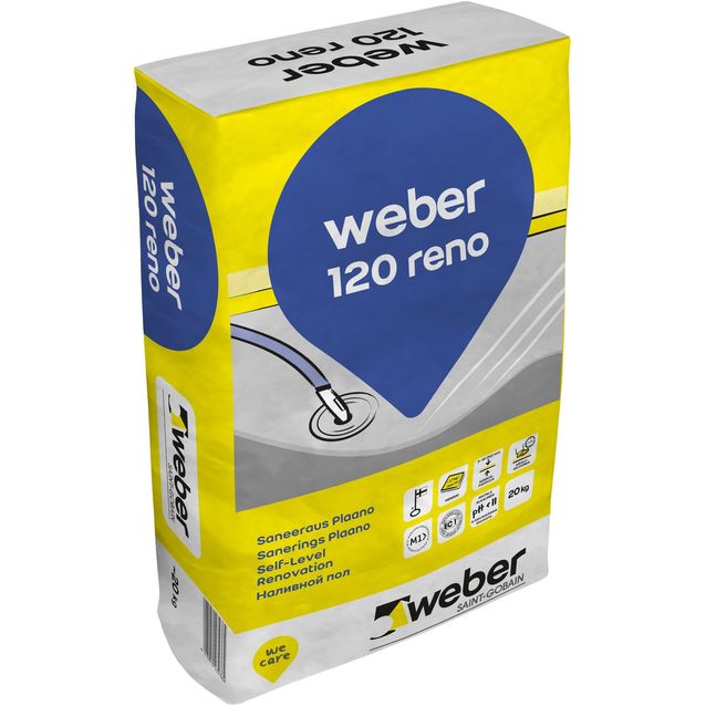 Lattiatasoite Weber Vetonit 120 Reno Saneeraus Plaano 20 kg