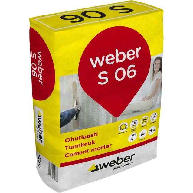 weber.vetonit S 06 Ohutlaasti 25 kg säkki