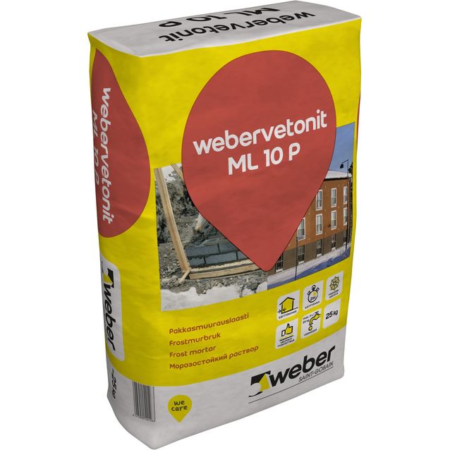 weber.vetonit ML 10 P Pakkasmuurauslaasti 25 kg säkki