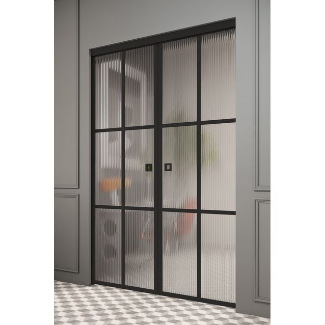 Liukuovet seinän sisään Hietakari Inne P2P Paris Pocketdoor, soft closing -mekanismilla