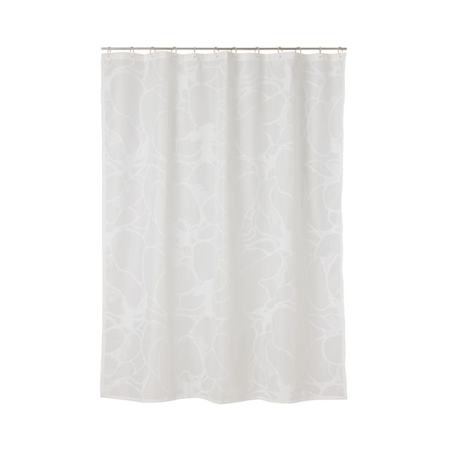 Suihkuverho Makeba 180x200cm valkoinen