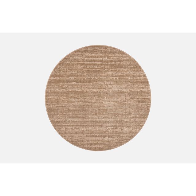 Pyöreä matto VM Carpet Sametti, beige halk 160cm