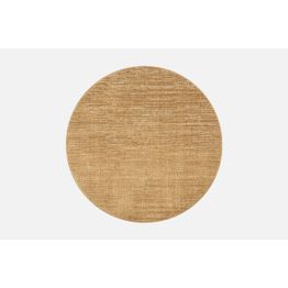 Matto VM Carpet Sametti, mittatilaus, pyöreä, keltainen