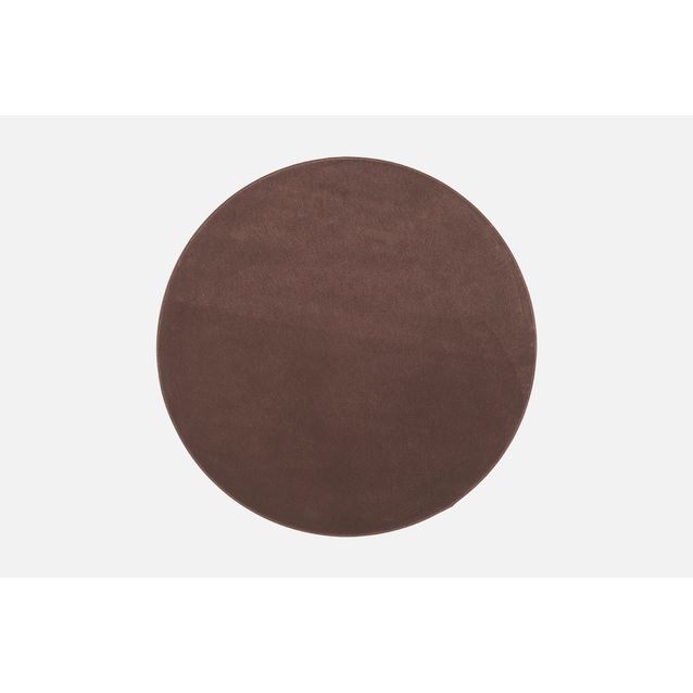 Pyöreä matto VM Carpet Usva, tumman ruskea halk 160cm