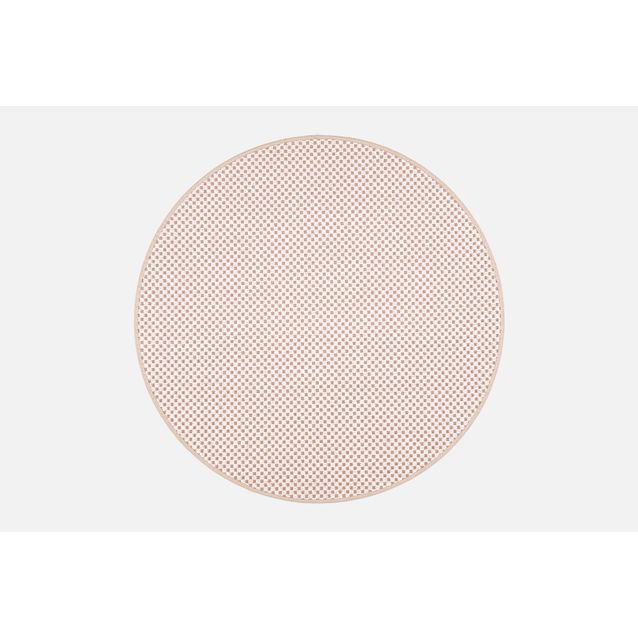 Pyöreä matto VM Carpet Pastilli, valko-pellava halk 200cm
