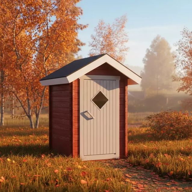 Puucee LP Garden T2, 2m², harjakatolla