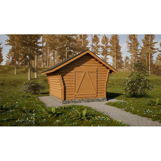 Pihavarasto/lato LP Garden R-M, 10m², rakomallinen