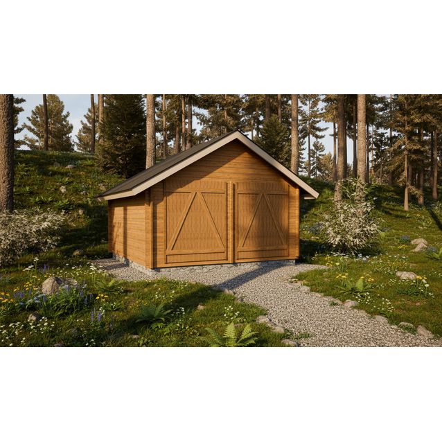 Pihavarasto/lato LP Garden S-L, 16.4m², suoraseinäinen