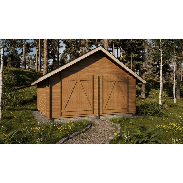 Pihavarasto/lato LP Garden S-XL, 20m², suoraseinäinen