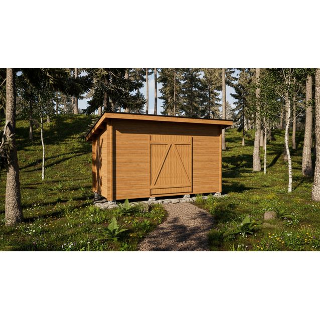 Pihavarasto/lato LP Garden P-S, 8m², pulpettikatolla