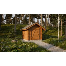Pihavarasto LP Garden S-S, 6.7m², suorat seinät