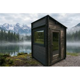 Pihasauna LP Garden Kuutio, 4.2m², pulpettikatto