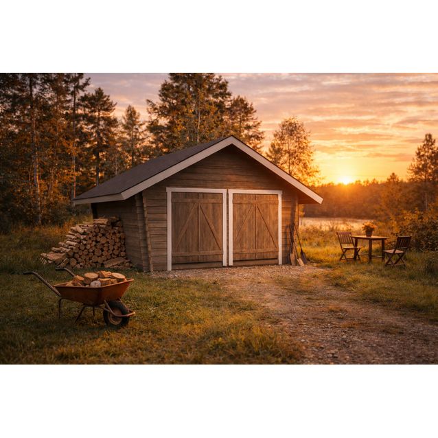 Hirsilato LP Garden U Tuplakymppi, 20m²