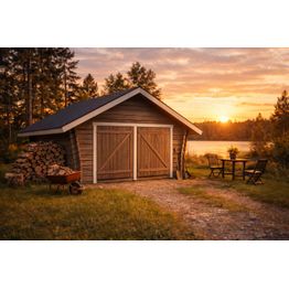 Hirsilato LP Garden R Tuplakymppi, 20m², rakomallinen