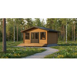 Vierasmaja LP Garden V-XL, 20m², harjakatto