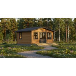 Vierasmaja LP Garden V-XXL, 25m², harjakatto